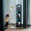 Gold or black lampshade marble base floor lamp